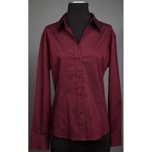 New York Co. Red Collar Top XL